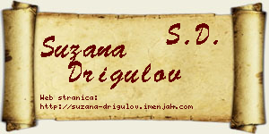 Suzana Drigulov vizit kartica